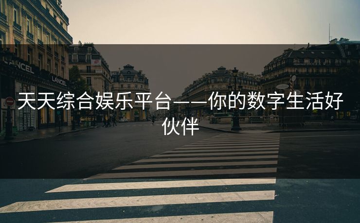 天天综合娱乐平台——你的数字生活好伙伴