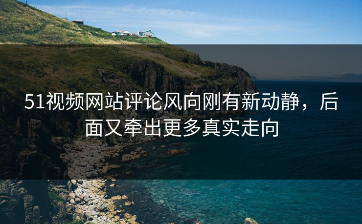 51视频网站评论风向刚有新动静，后面又牵出更多真实走向